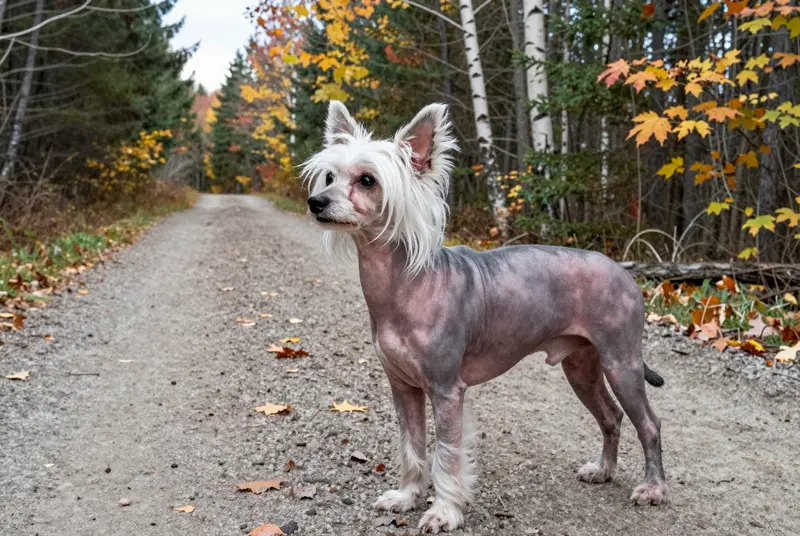 chien chinois à crête