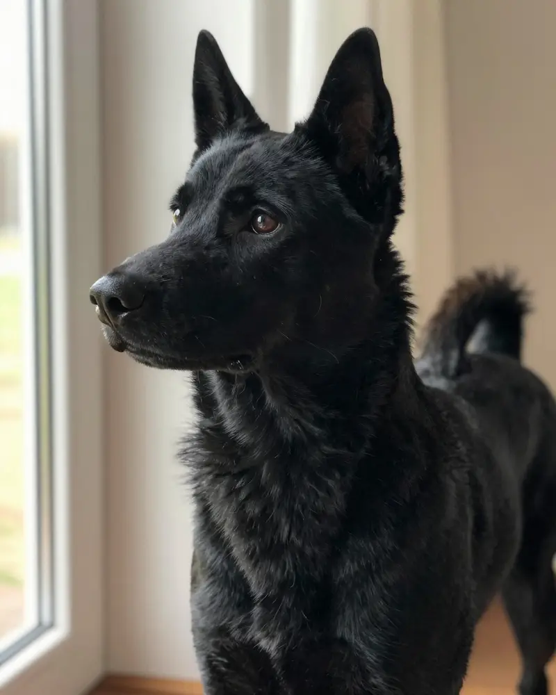 chien d'élan norvégien noir, photo 2