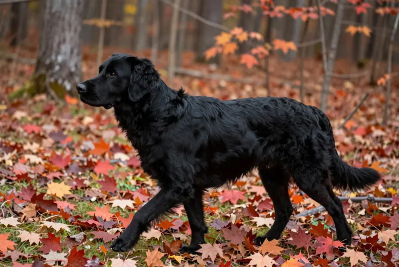 flat-coated retriever, photo 3