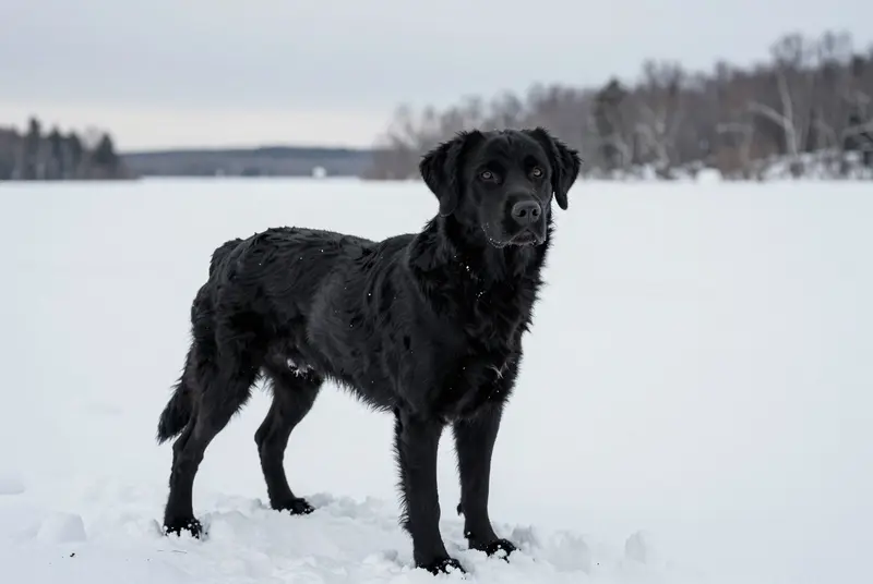 flat-coated retriever, photo 4