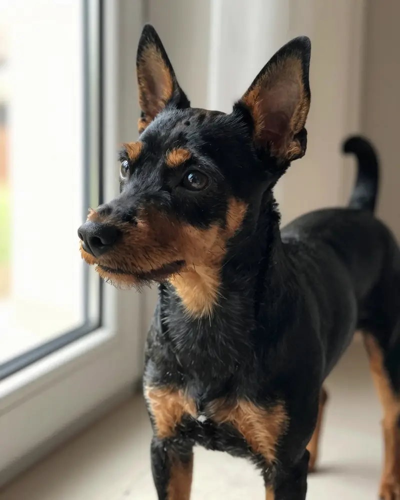 terrier anglais d'agrément (noir et feu), photo 2